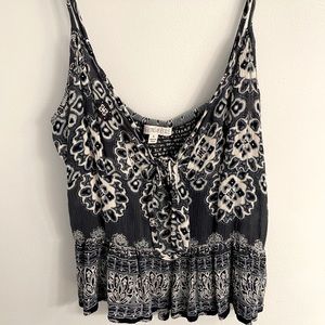 Patterned Tie-up Tank